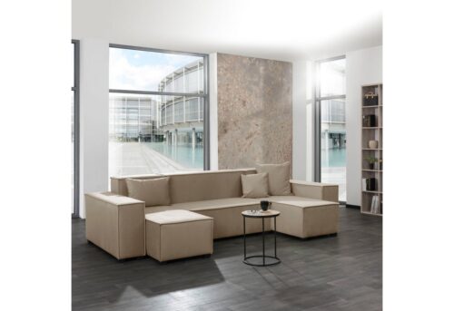 Max Winzer® Wohnlandschaft »MOVE«, Set, Sofa-Set 06 aus 8 Sitz-Elementen, inklusive 3 Zierkissen, individuell kombinierbar