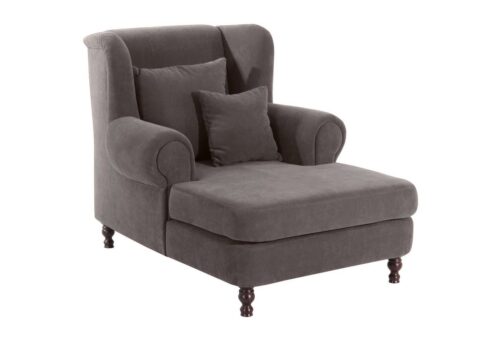 Max Winzer® Sessel »Mareille«, Big-Sessel inkl. 2x Zierkissen 55x55cm + 40x40cm Velours