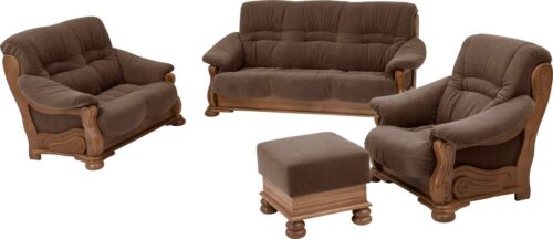 Max Winzer® 3-Sitzer »Texas«, mit dekorativem Holzgestell, Breite 202 cm