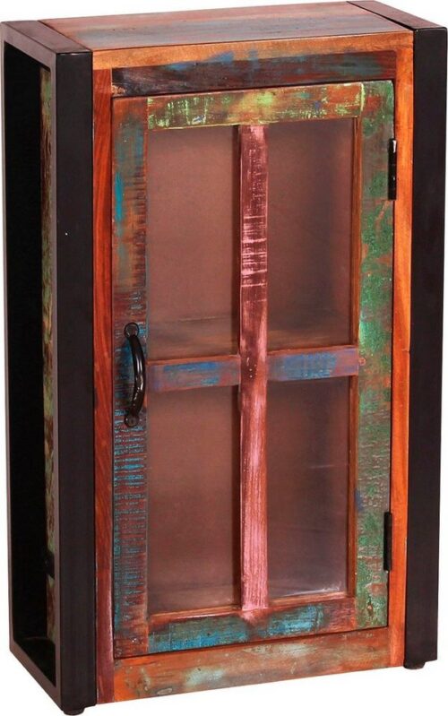 SIT Hängeschrank Gefertigt aus bunt lackiertem Altholz