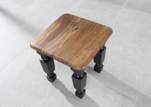 Massivmoebel24 Sitzhocker »NEW BOSTON« (45x45x45 Sheesham)