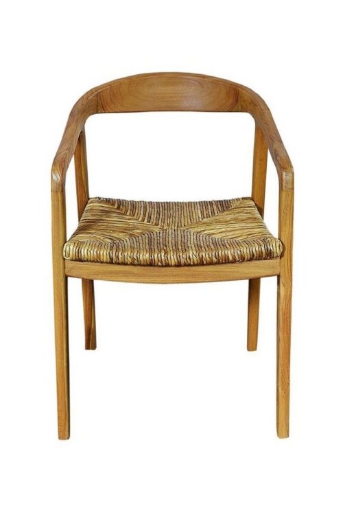 SIT 4-Fußstuhl »Armlehnstuhl Teak, Rattan«, Teak, Rattan