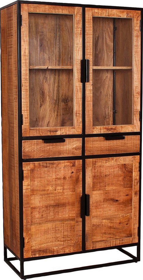 SIT Vitrine Rahmen und Design-Gestell aus schwarzem Metall