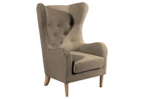 Max Winzer® Sessel »Miriam«, Ohrenbackensessel Leinenoptik