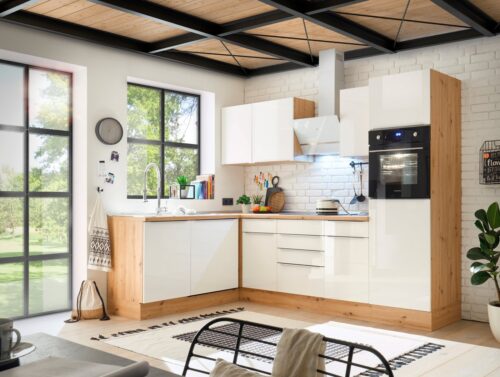 RESPEKTA Winkelküche »Safado«, hochwertige Ausstattung wie Soft Close Funktion, schnelle Lieferzeit, Stellbreite 280 x 172 cm