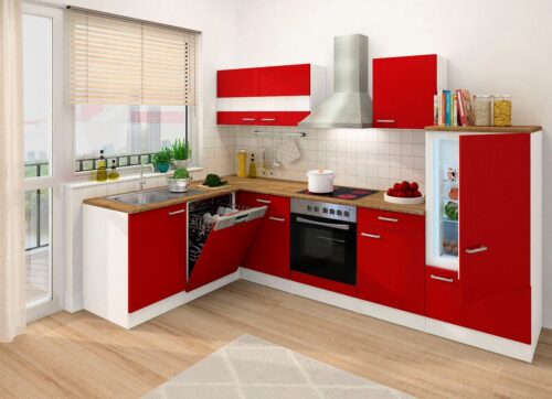 RESPEKTA Winkelküche »Hamm«, mit E-Geräten, Stellbreite 280 x 172 cm