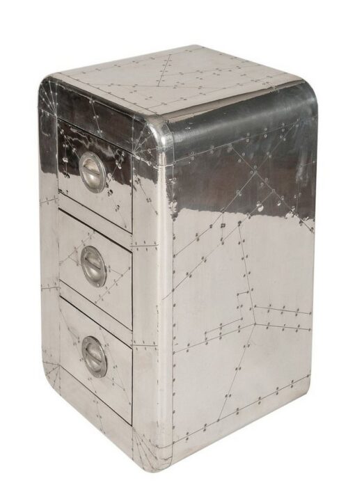 SIT Kommode »Kommode Mangoholz + MDF mit Alu beschlagen, mit«, Mangoholz + MDF mit Alu beschlagen, mit Zierschrauben