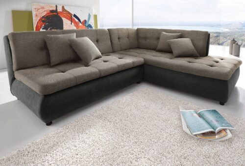 Trendfabrik Ecksofa »Pool«, wahlweise mit Bettfunktion, frei im Raum stellbar