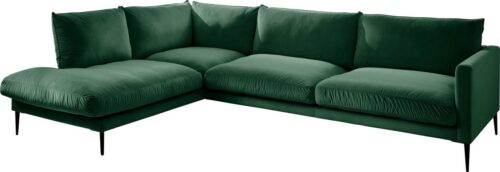 Trendfabrik Polsterecke »Svea«, Ottomane rechts oder links bestellbar, mit Metallfuß, frei im Raum stellbar