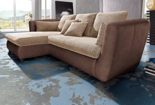 Trendfabrik Ecksofa, wahlweise mit Bettfunktion