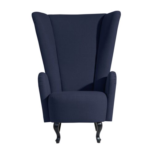 Max Winzer® Ohrensessel »Anastasia«, mit geschwungenen Holzfüßen, Hochlehner