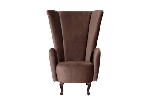 Max Winzer® Ohrensessel »Anastasia«, mit geschwungenen Holzfüßen, Hochlehner