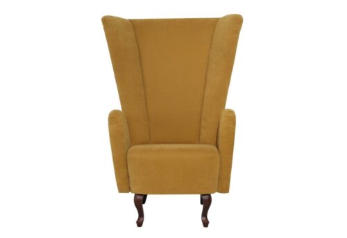 Max Winzer® Ohrensessel »Anastasia«, mit geschwungenen Holzfüßen, Hochlehner