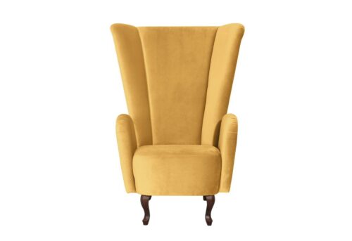 Max Winzer® Ohrensessel »Anastasia«, mit geschwungenen Holzfüßen, Hochlehner