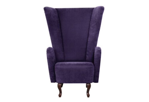 Max Winzer® Ohrensessel »Anastasia«, mit geschwungenen Holzfüßen, Hochlehner