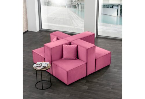 Max Winzer® Wohnlandschaft »MOVE«, Set, Sofa-Set 05 aus 8 Sitz-Elementen, inklusive 2 Zierkissen, individuell kombinierbar