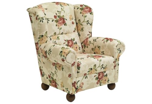 Max Winzer® Sessel »Monarch«, Ohrenbackensessel geblümt