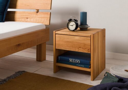 Massivmoebel24 Nachttisch »TomMe« (40x33x40 Kernbuche)