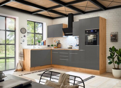 RESPEKTA Winkelküche »Safado«, hochwertige Ausstattung wie Soft Close Funktion, schnelle Lieferzeit, Stellbreite 310 x 172 cm