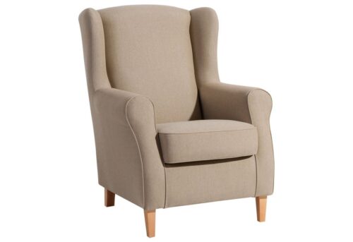 Max Winzer® Sessel »Lorris«, Ohrenbackensessel Leinenoptik