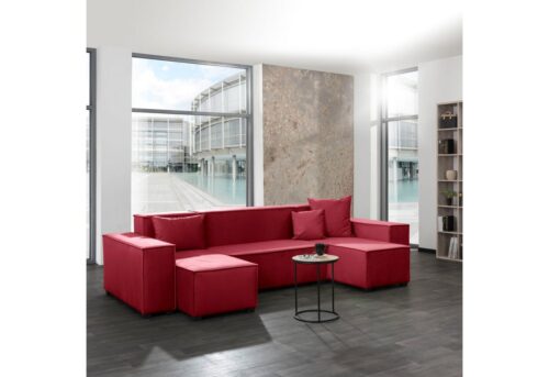 Max Winzer® Wohnlandschaft »MOVE«, Set, Sofa-Set 06 aus 8 Sitz-Elementen, inklusive 3 Zierkissen, individuell kombinierbar