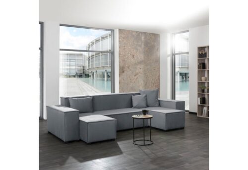 Max Winzer® Wohnlandschaft »MOVE«, Set, Sofa-Set 06 aus 8 Sitz-Elementen, inklusive 3 Zierkissen, individuell kombinierbar