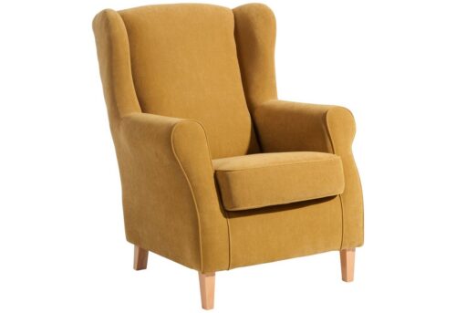 Max Winzer® Sessel »Lorris«, Ohrenbackensessel Velours