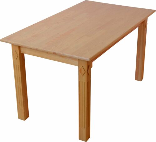 Home affaire Esstisch »Salmi«, mit schönen eingefrästen Rillen, in 2 Größen