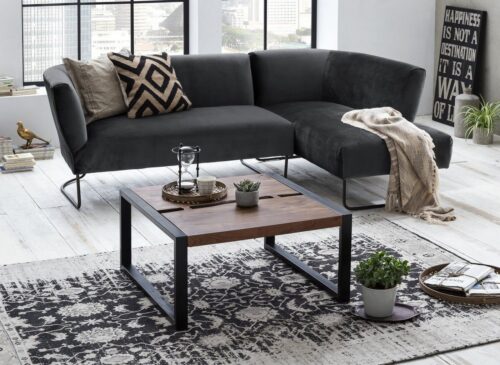 SIT Couchtisch »Couchtisch 80x80 cm Akazie mit Metall«, Akazie mit Metall