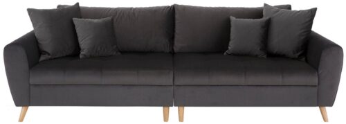 Home affaire Big-Sofa »Penelope«, feine Steppung, lose Kissen, skandinavisches Design
