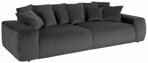 Home affaire Big-Sofa »Sundance«, mit vielen Kissen, Breite ca. 306 cm, Boxspring-Federung