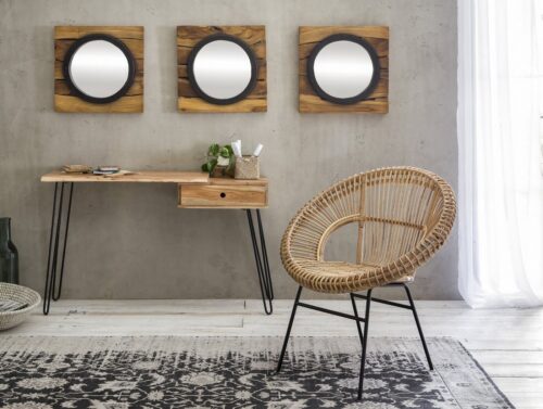 SIT 4-Fußstuhl »Stuhl Rattan, Gestell Metall«, Rattan, Gestell Metall