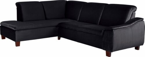 Max Winzer® Ecksofa »Alessio«, mit abgerundeter Rückenlehne, Ottomane wahlweise links oder rechts