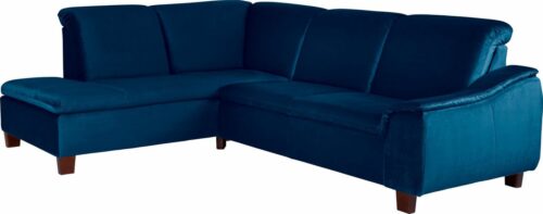 Max Winzer® Ecksofa »Alessio«, mit abgerundeter Rückenlehne, Ottomane wahlweise links oder rechts