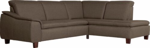 Max Winzer® Ecksofa »Alessio«, mit abgerundeter Rückenlehne, Ottomane wahlweise links oder rechts