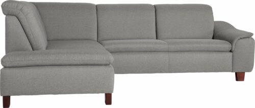 Max Winzer® Ecksofa »Alessio«, mit abgerundeter Rückenlehne, Ottomane wahlweise links oder rechts