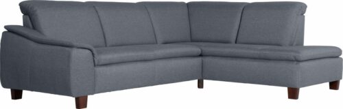 Max Winzer® Ecksofa »Alessio«, mit abgerundeter Rückenlehne, Ottomane wahlweise links oder rechts