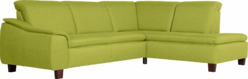 Max Winzer® Ecksofa »Alessio«, mit abgerundeter Rückenlehne, Ottomane wahlweise links oder rechts