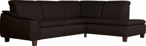 Max Winzer® Ecksofa »Alessio«, mit abgerundeter Rückenlehne, Ottomane wahlweise links oder rechts