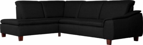 Max Winzer® Ecksofa »Alessio«, mit abgerundeter Rückenlehne, Ottomane wahlweise links oder rechts