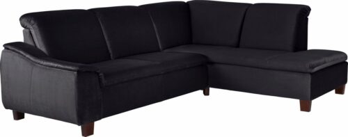 Max Winzer® Ecksofa »Alessio«, mit abgerundeter Rückenlehne, Ottomane wahlweise links oder rechts