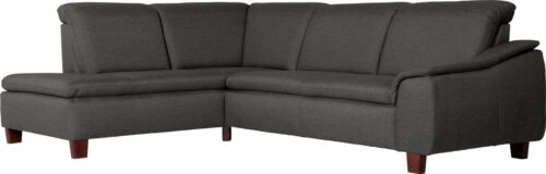 Max Winzer® Ecksofa »Alessio«, mit abgerundeter Rückenlehne, Ottomane wahlweise links oder rechts