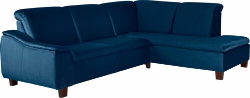 Max Winzer® Ecksofa »Alessio«, mit abgerundeter Rückenlehne, Ottomane wahlweise links oder rechts