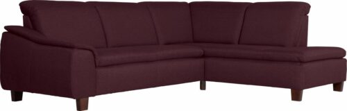 Max Winzer® Ecksofa »Alessio«, mit abgerundeter Rückenlehne, Ottomane wahlweise links oder rechts