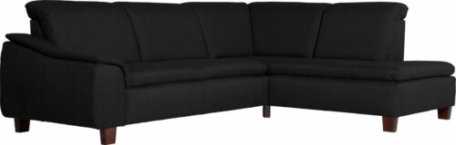 Max Winzer® Ecksofa »Alessio«, mit abgerundeter Rückenlehne, Ottomane wahlweise links oder rechts