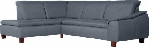 Max Winzer® Ecksofa »Alessio«, mit abgerundeter Rückenlehne, Ottomane wahlweise links oder rechts