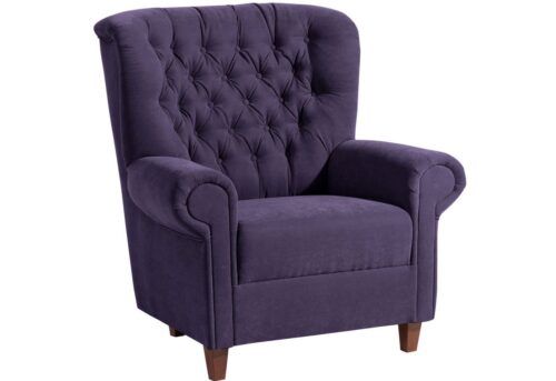 Max Winzer® Sessel »Vicky«, Hochlehnsessel Velours