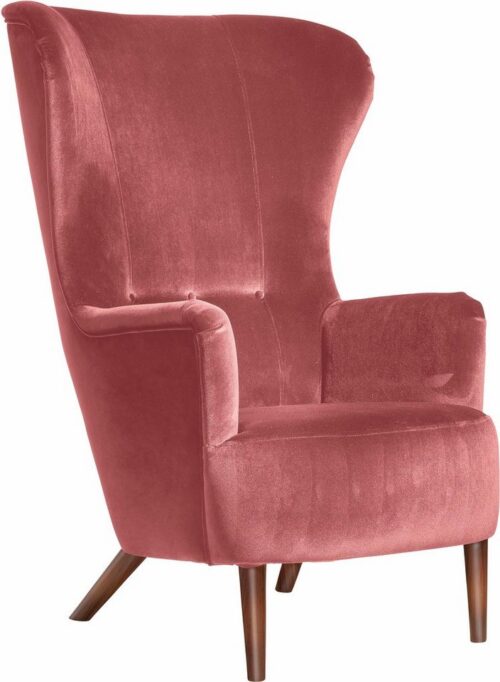 Max Winzer® Sessel »Liana«, im Retrostil, mit Knopfheftung, Hochlehner