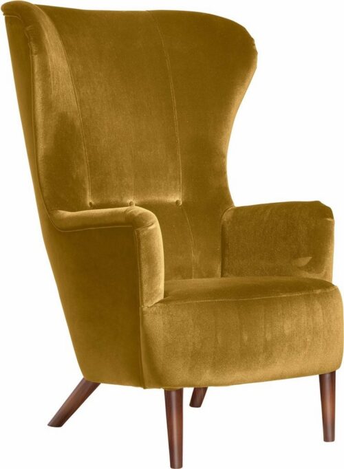 Max Winzer® Sessel »Liana«, im Retrostil, mit Knopfheftung, Hochlehner