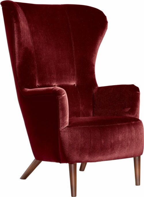 Max Winzer® Sessel »Liana«, im Retrostil, mit Knopfheftung, Hochlehner